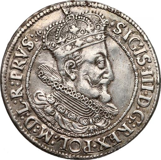 Obverse Ort (18 Groszy) 1616 SA "Danzig" - Silver Coin Value - Poland, Sigismund III Vasa