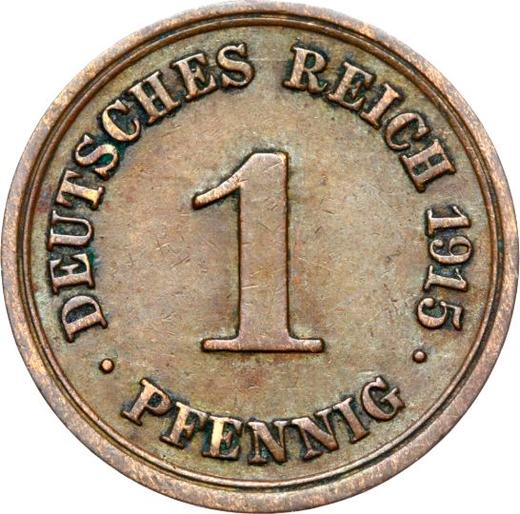 Obverse 1 Pfennig 1915 F "Type 1890-1916" - Coin Value - Germany, German Empire