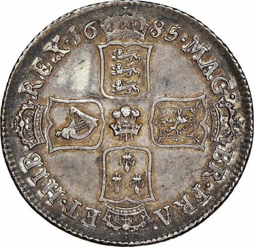 Reverse Shilling 1685 Plume in centre only - Silver Coin Value - United Kingdom, James II