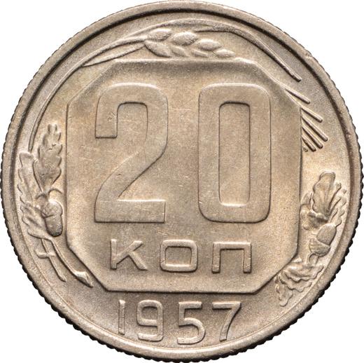 Revers 20 Kopeken 1957 "Typ 1948-1957" - Münze Wert - Rußland, Sowjetunion