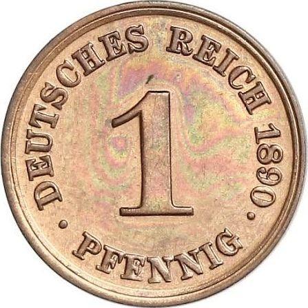 Obverse 1 Pfennig 1890 D "Type 1890-1916" -  Coin Value - Germany, German Empire
