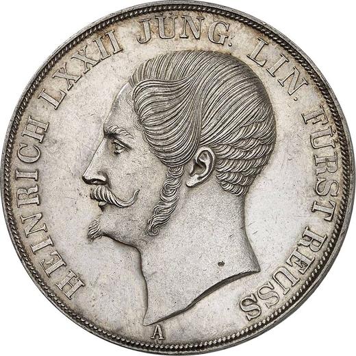 Аверс монеты - Эберсдорф 2 талера 1840 года A - цена серебряной монеты - Рейсс-Шлейц, Генрих LXXII