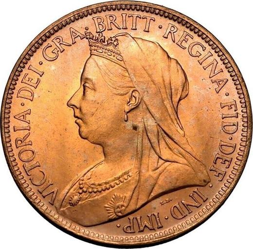 Obverse Halfpenny 1895 TB -  Coin Value - United Kingdom, Victoria