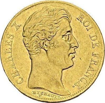 Obverse 20 Francs 1826 W "Type 1825-1830" - Gold Coin Value - France, Charles X