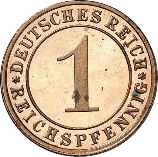 Obverse 1 Reichspfennig 1927 E -  Coin Value - Germany, Weimar Republic