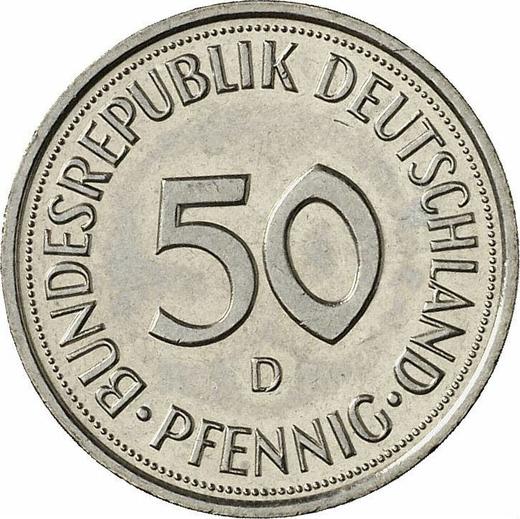 Obverse 50 Pfennig 1994 D - Coin Value - Germany, FRG