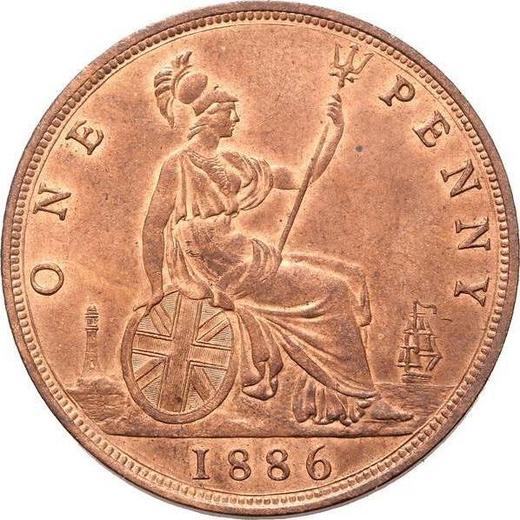 Reverse Penny 1886 "Type 1860-1894" -  Coin Value - United Kingdom, Victoria