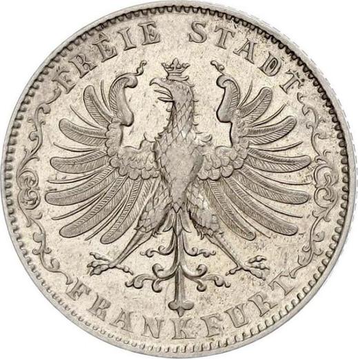 Avers 1/2 Gulden 1842 - Silbermünze Wert - Frankfurt am Main, Freie Stadt