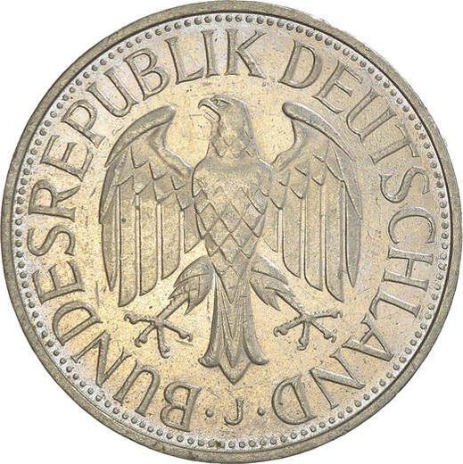 Reverse 1 Mark 1989 J - Coin Value - Germany, FRG