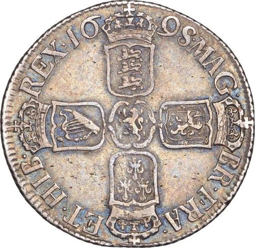 Revers 1 Schilling 1698 "Viertes Lorbeerbüste" - Silbermünze Wert - Großbritannien, Wilhelm III