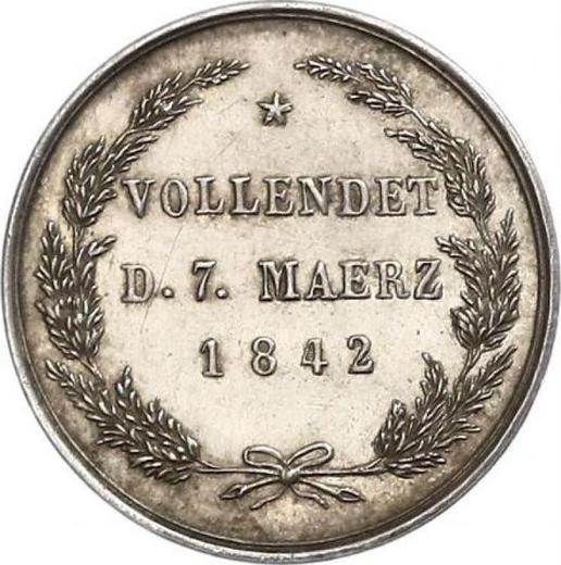 Reverse 4 Schilling 1842 "About the deceased Pablo Federico" - Silver Coin Value - Mecklenburg-Schwerin, Paul Friedrich