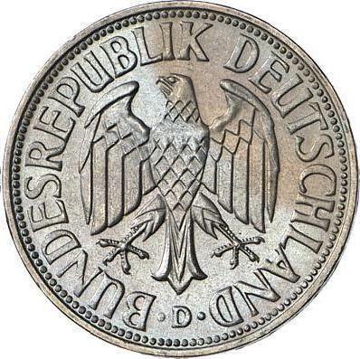 Reverse 1 Mark 1962 D -  Coin Value - Germany, FRG