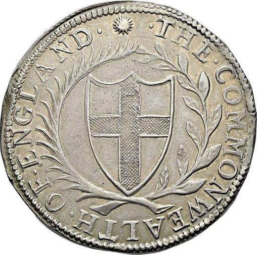 Anverso 1 Corona 1654 "Tipo 1649-1656" - valor de la moneda de plata - Gran Bretaña, Mancomunidad