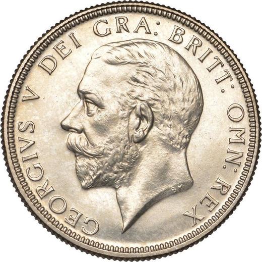 Avers 2 Schilling (Florin) 1927 - Silbermünze Wert - Großbritannien, Georg V