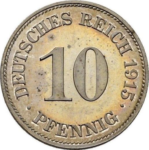 Obverse 10 Pfennig 1915 E "Type 1890-1916" - Coin Value - Germany, German Empire