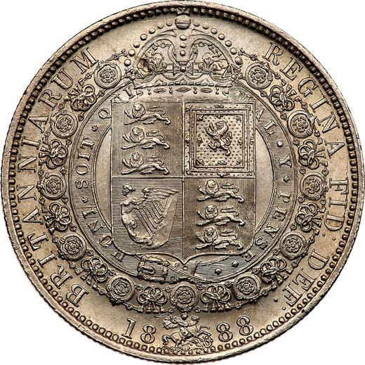 Reverse Halfcrown 1888 JEB "Jubilee Head" - Silver Coin Value - United Kingdom, Victoria