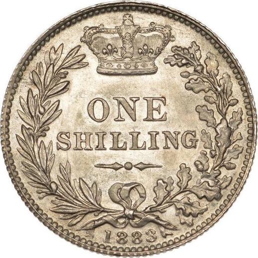 Revers 1 Schilling 1883 - Silbermünze Wert - Großbritannien, Victoria