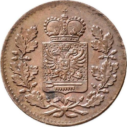 Anverso 1/4 kreuzer 1853 - valor de la moneda  - Schwarzburg-Rudolstadt, Federico Gunter