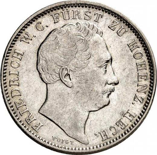 Obverse 1/2 Gulden 1846 - Silver Coin Value - Hohenzollern-Hechingen, Constantine