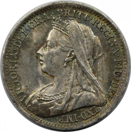 Avers 3 Pence 1899 TB - Silbermünze Wert - Großbritannien, Victoria
