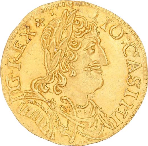 Obverse 1/2 Ducat 1654 MW - Gold Coin Value - Poland, John II Casimir