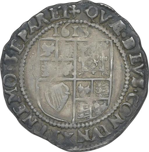 Reverse Sixpence 1613 "Fourth bust" - Silver Coin Value - United Kingdom, James I