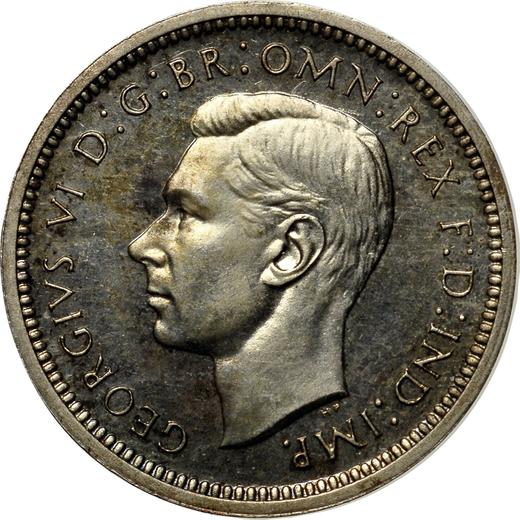 Obverse Fourpence (Groat) 1947 - Silver Coin Value - United Kingdom, George VI