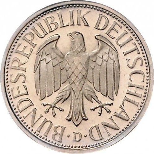 Reverse 1 Mark 1971 D -  Coin Value - Germany, FRG