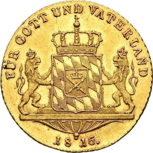 Revers Dukat 1816 - Goldmünze Wert - Bayern, Maximilian I
