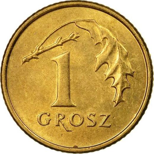 Reverse 1 Grosz 2007 MW -  Coin Value - Poland, III Republic after denomination