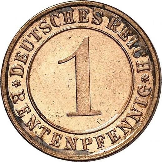 Obverse 1 Rentenpfennig 1924 E -  Coin Value - Germany, Weimar Republic