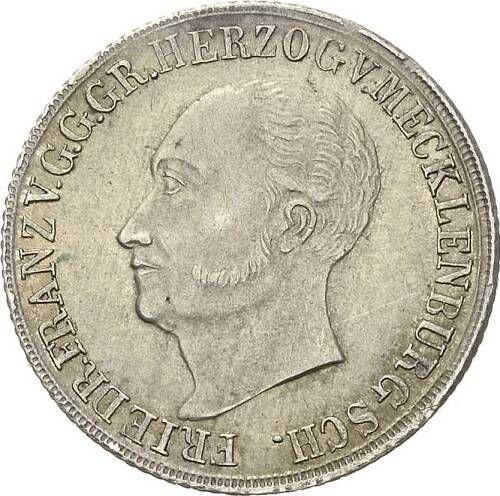 Obverse 4 Schilling 1828 - Silver Coin Value - Mecklenburg-Schwerin, Frederick Francis I