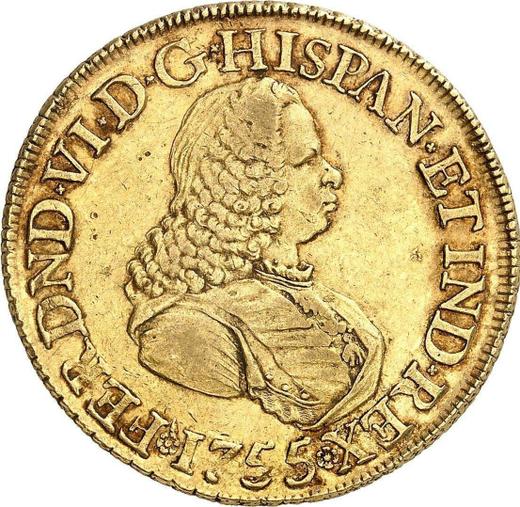Obverse 8 Escudos 1755 NR S "Type 1755-1760" - Gold Coin Value - Colombia, Ferdinand VI