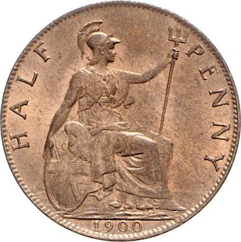 Reverse Halfpenny 1900 TB -  Coin Value - United Kingdom, Victoria