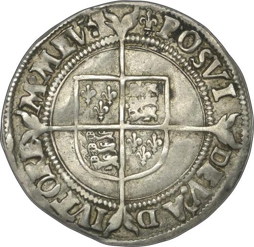 Reverse Fourpence (Groat) no date (1559-1660) "First issue" Dot border - Silver Coin Value - United Kingdom, Elizabeth I