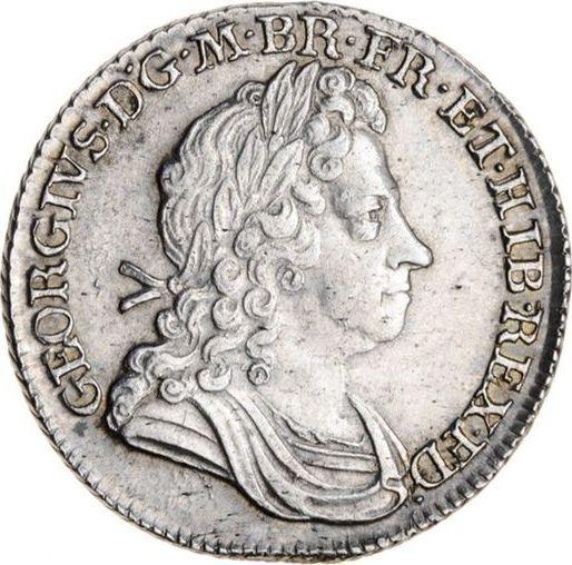 Obverse Shilling 1717 "First draped bust" - Silver Coin Value - United Kingdom, George I