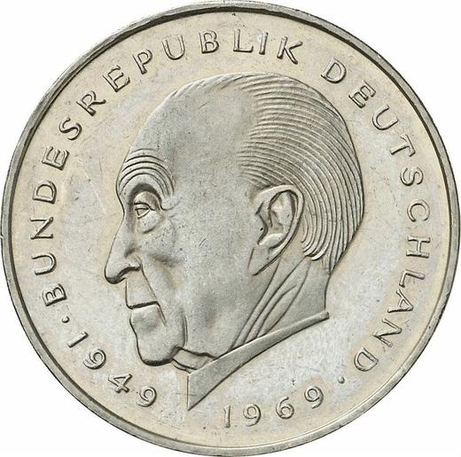Avers 2 Mark 1984 F "Konrad Adenauer" - Münze Wert - Deutschland, BRD