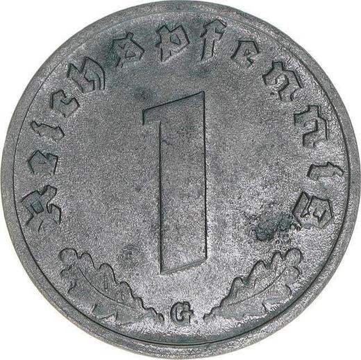 Obverse 1 Reichspfennig 1942 G "Type 1940-1945" -  Coin Value - Germany, Third Reich