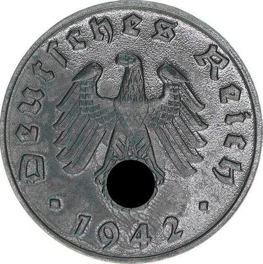 Reverse 1 Reichspfennig 1942 B "Type 1940-1945" -  Coin Value - Germany, Third Reich