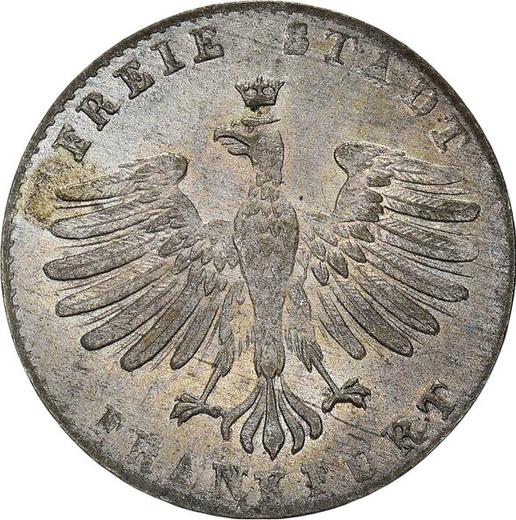 Obverse Kreuzer 1856 - Silver Coin Value - Frankfurt am Main, Free City