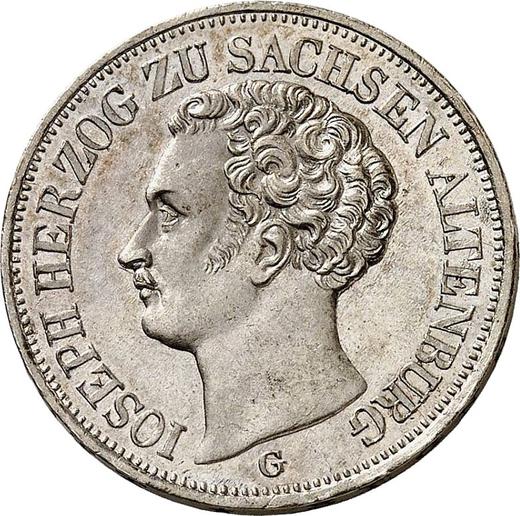 Obverse 1/6 Thaler 1841 G - Silver Coin Value - Saxe-Altenburg, Joseph
