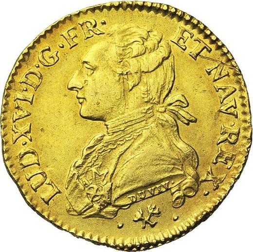 Obverse Louis d'Or 1777 L Bayonne - Gold Coin Value - France, Louis XVI