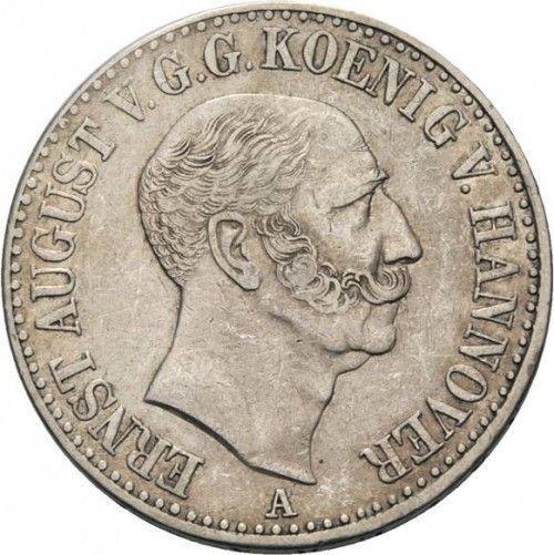 Obverse Thaler 1849 A "Type 1841-1849" - Silver Coin Value - Hanover, Ernest Augustus
