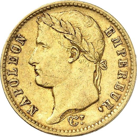 Obverse 20 Francs 1812 K "Type 1809-1815" - Gold Coin Value - France, Napoleon I