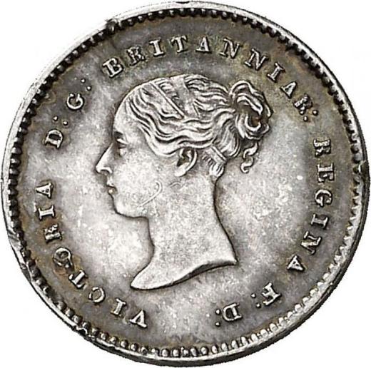 Anverso 2 peniques 1860 - valor de la moneda de plata - Gran Bretaña, Victoria