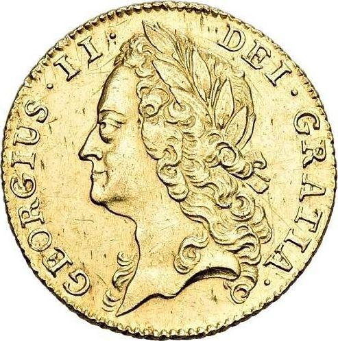 Obverse Half Guinea 1740 "Intermediate Head" - Gold Coin Value - United Kingdom, George II