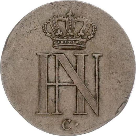 Obverse 2 Pfennig 1810 C -  Coin Value - Westphalia, Jérôme Napoléon