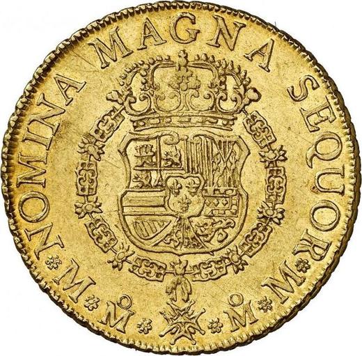 Reverse 8 Escudos 1756 Mo MM - Gold Coin Value - Mexico, Ferdinand VI