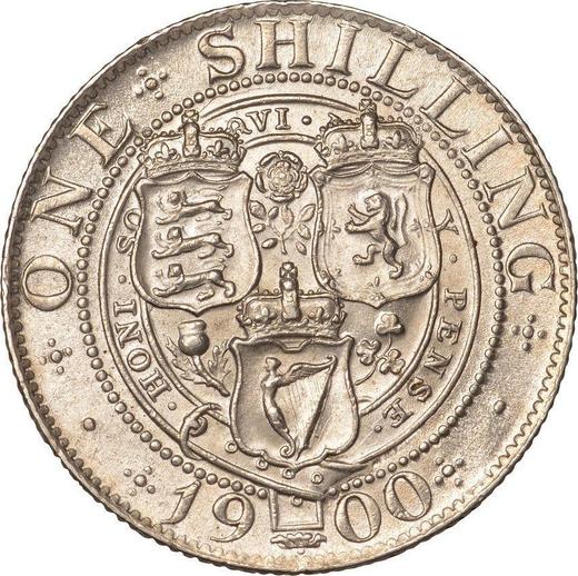 Reverse Shilling 1900 TB - Silver Coin Value - United Kingdom, Victoria
