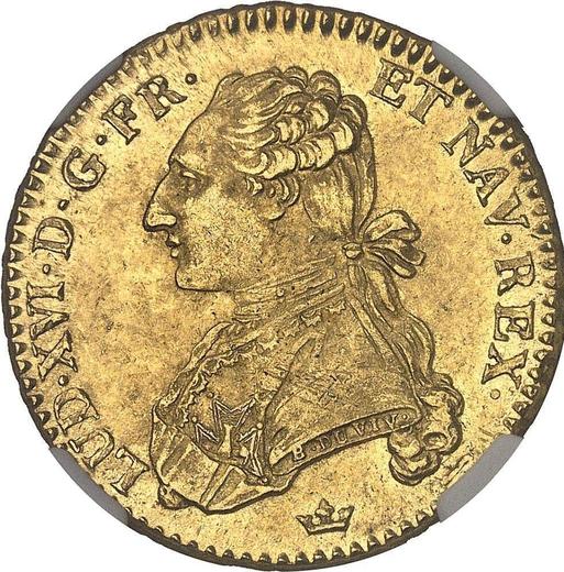 Obverse Double Louis d'Or 1778 M - Gold Coin Value - France, Louis XVI